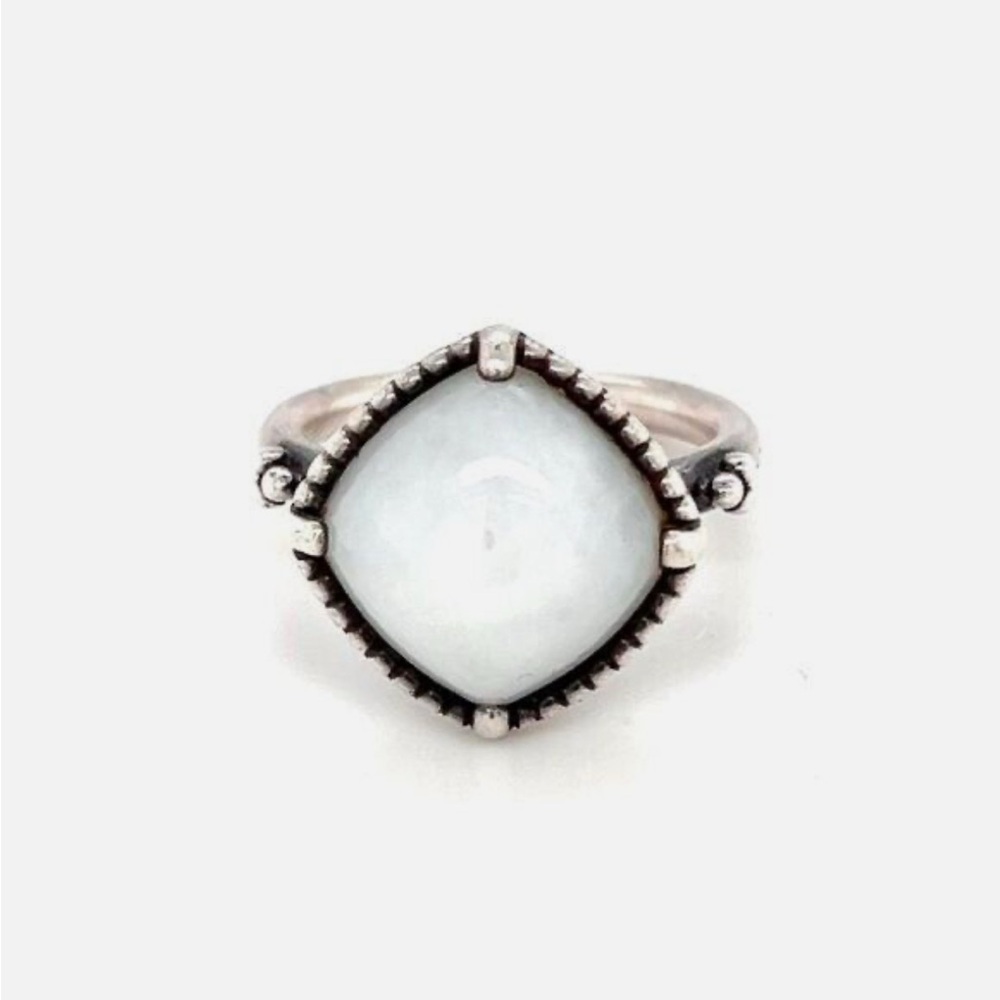 Pandora Pure Radiance White Quartzite Ring #190858QW